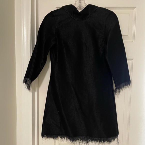 NWOT gorgeous Marques Almeida frayed edge denim dress - Picture 2 of 16